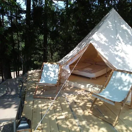 Hillside Bio Glamping Campsite Prebold